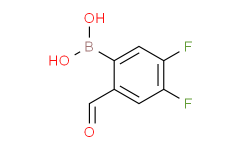 CAS No. 1432610-24-6, 4,5-Difluoro-2-formylphenylboronic acid