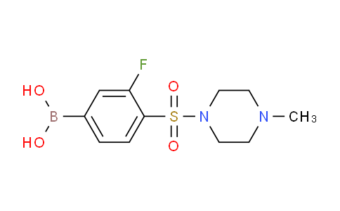CAS No. 1447713-71-4, (3-fluoro-4-((4-methylpiperazin-1-yl)sulfonyl)phenyl)boronic acid