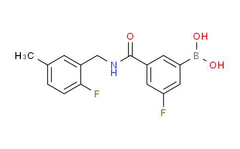 CAS No. 1449132-38-0, (3-Fluoro-5-((2-fluoro-5-methylbenzyl)carbamoyl)phenyl)boronic acid
