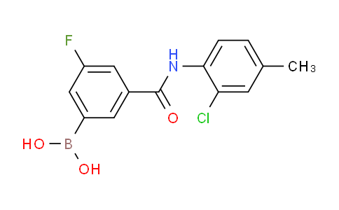 CAS No. 1449132-68-6, (3-((2-Chloro-4-methylphenyl)carbamoyl)-5-fluorophenyl)boronic acid