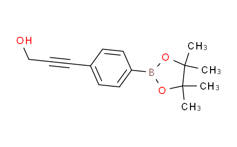 CAS No. 1449133-12-3, 3-(4-(4,4,5,5-Tetramethyl-1,3,2-dioxaborolan-2-yl)phenyl)prop-2-yn-1-ol