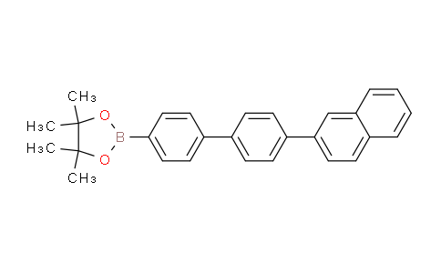 CAS No. 1450898-36-8, 4,4,5,5-Tetramethyl-2-(4'-(naphthalen-2-yl)-[1,1'-biphenyl]-4-yl)-1,3,2-dioxaborolane