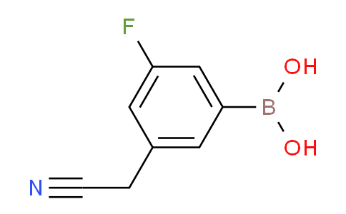 CAS No. 1460307-63-4, (3-(Cyanomethyl)-5-fluorophenyl)boronic acid