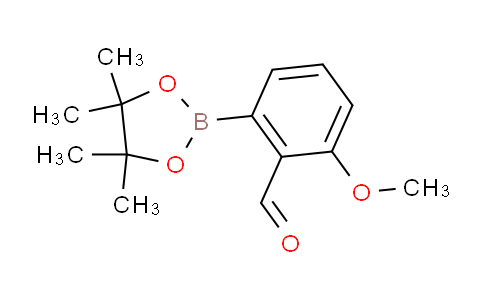 CAS No. 1465923-58-3, 2-Methoxy-6-(4,4,5,5-tetramethyl-1,3,2-dioxaborolan-2-yl)benzaldehyde