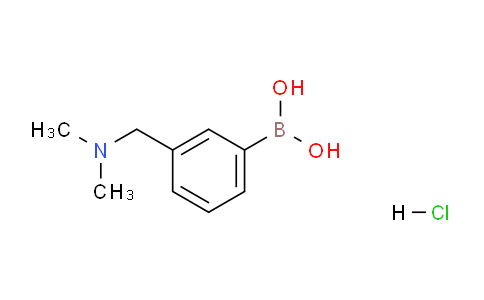 CAS No. 1485417-01-3, (3-((Dimethylamino)methyl)phenyl)boronic acid hydrochloride