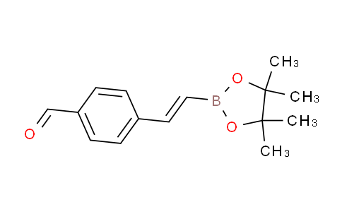 CAS No. 149777-85-5, (E)-4-(2-(4,4,5,5-Tetramethyl-1,3,2-dioxaborolan-2-yl)vinyl)benzaldehyde
