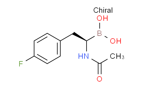 CAS No. 149982-17-2, (R)-(1-Acetamido-2-(4-fluorophenyl)ethyl)boronic acid