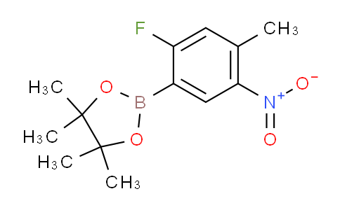 CAS No. 1510828-68-8, 2-(2-Fluoro-4-methyl-5-nitrophenyl)-4,4,5,5-tetramethyl-1,3,2-dioxaborolane