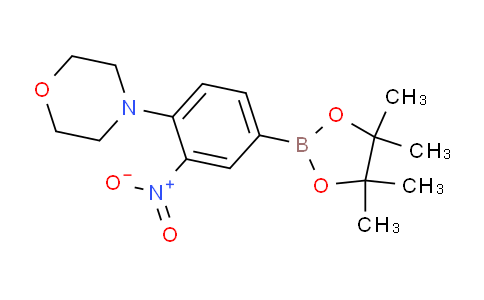 CAS No. 1527471-35-7, 4-(2-Nitro-4-(4,4,5,5-tetramethyl-1,3,2-dioxaborolan-2-yl)phenyl)morpholine