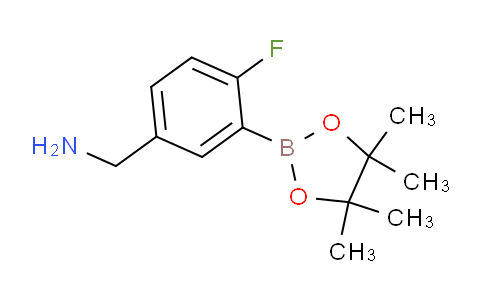 CAS No. 1544673-68-8, (4-Fluoro-3-(4,4,5,5-tetramethyl-1,3,2-dioxaborolan-2-yl)phenyl)methanamine