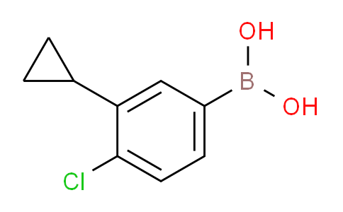 CAS No. 1548739-71-4, (4-Chloro-3-cyclopropylphenyl)boronic acid