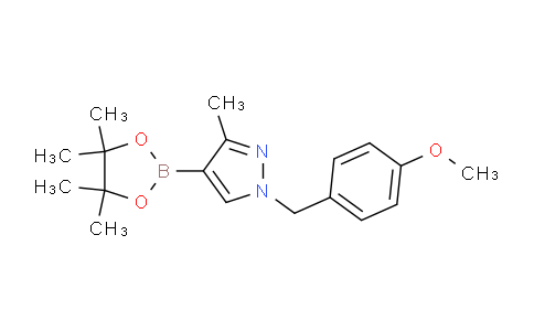 CAS No. 1569085-44-4, 1-(4-Methoxybenzyl)-3-methyl-4-(4,4,5,5-tetramethyl-1,3,2-dioxaborolan-2-yl)-1H-pyrazole