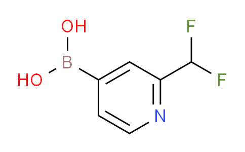 CAS No. 1571135-77-7, (2-(Difluoromethyl)pyridin-4-yl)boronic acid