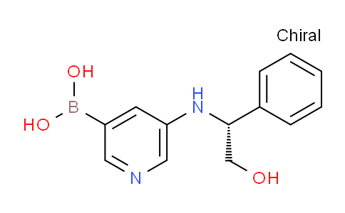 CAS No. 1613639-39-6, (R)-(5-((2-Hydroxy-1-phenylethyl)amino)pyridin-3-yl)boronic acid
