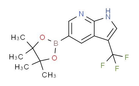 CAS No. 1620574-99-3, 5-(4,4,5,5-Tetramethyl-1,3,2-dioxaborolan-2-yl)-3-(trifluoromethyl)-1H-pyrrolo[2,3-b]pyridine