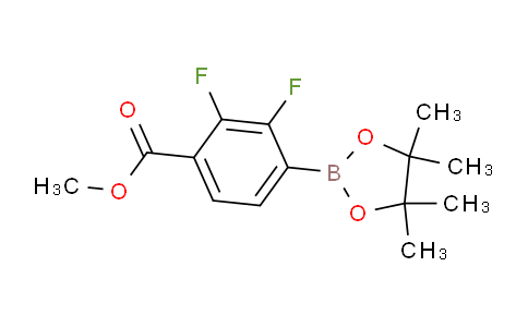 CAS No. 1621256-23-2, Methyl 2,3-difluoro-4-(4,4,5,5-tetramethyl-1,3,2-dioxaborolan-2-yl)benzoate