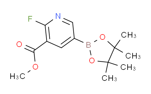 CAS No. 1622217-20-2, Methyl 2-Fluoro-5-(4,4,5,5-tetramethyl-1,3,2-dioxaborolan-2-yl)nicotinate