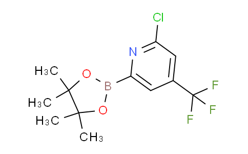 CAS No. 1622217-23-5, 2-Chloro-6-(4,4,5,5-tetramethyl-1,3,2-dioxaborolan-2-yl)-4-(trifluoromethyl)pyridine