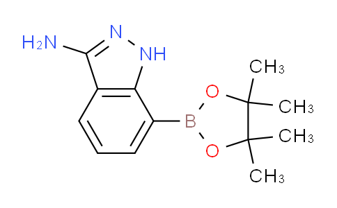 CAS No. 1626335-94-1, 7-(4,4,5,5-Tetramethyl-1,3,2-dioxaborolan-2-yl)-1H-indazol-3-amine