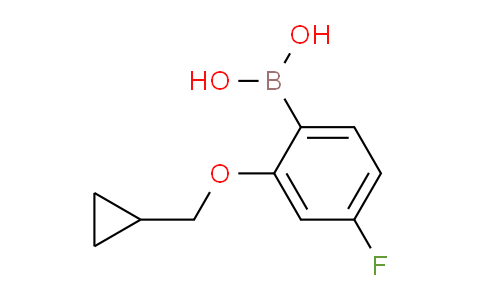 CAS No. 1627839-42-2, 2-(Cyclopropylmethoxy)-4-fluorophenylboronic acid
