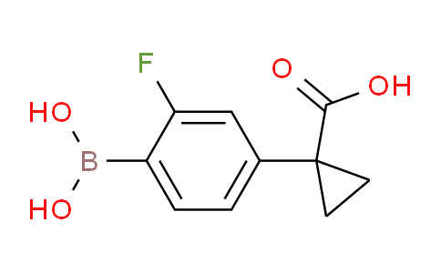 CAS No. 1628507-87-8, 1-(4-Borono-3-fluorophenyl)cyclopropanecarboxylic acid