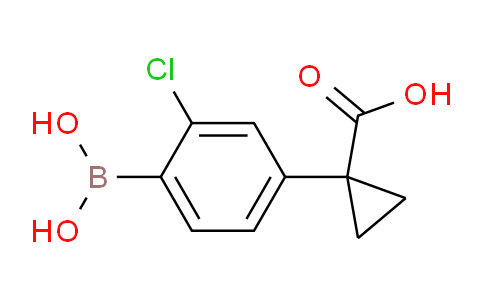 CAS No. 1628507-88-9, 1-(4-Borono-3-chlorophenyl)cyclopropanecarboxylic acid