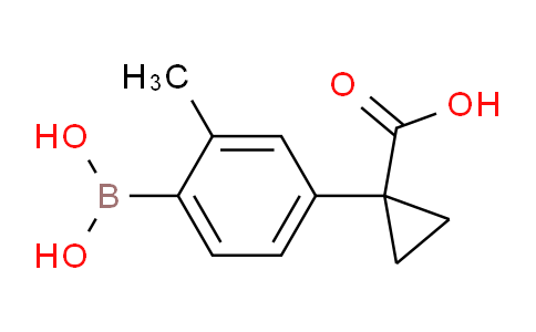 CAS No. 1628507-89-0, 1-(4-Borono-3-methylphenyl)cyclopropanecarboxylic acid