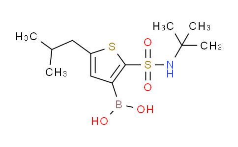 CAS No. 163520-14-7, (2-(N-(tert-Butyl)sulfamoyl)-5-isobutylthiophen-3-yl)boronic acid