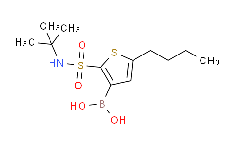 CAS No. 163520-15-8, (5-Butyl-2-(N-(tert-butyl)sulfamoyl)thiophen-3-yl)boronic acid