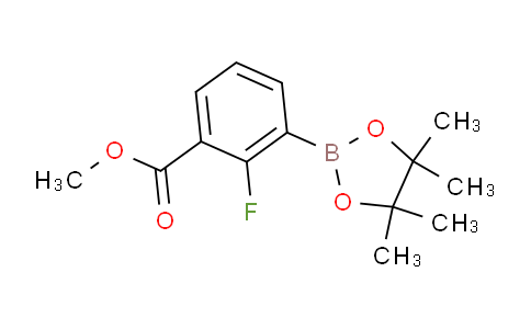 CAS No. 1638847-77-4, Methyl 2-fluoro-3-(4,4,5,5-tetramethyl-1,3,2-dioxaborolan-2-yl)benzoate