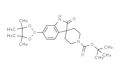CAS No. 1650548-34-7, tert-Butyl 2-oxo-6-(4,4,5,5-tetramethyl-1,3,2-dioxaborolan-2-yl)spiro[indoline-3,4'-piperidine]-1'-carboxylate