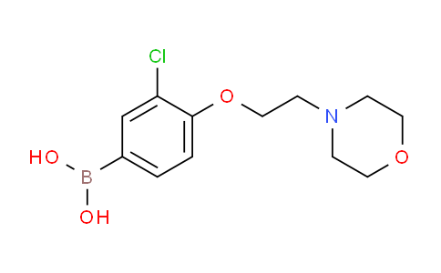 CAS No. 1661013-09-7, (3-chloro-4-(2-morpholinoethoxy)phenyl)boronic acid