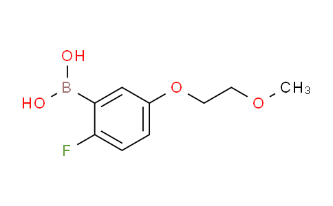 CAS No. 1675207-10-9, 2-Fluoro-5-(2-methoxyethoxy)phenylboronic acid
