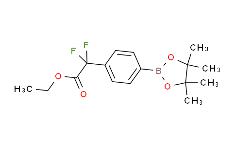 CAS No. 1683545-35-8, Ethyl 2,2-Difluoro-2-(4-(4,4,5,5-tetramethyl-1,3,2-dioxaborolan-2-yl)phenyl)acetate