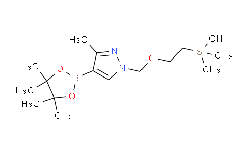 CAS No. 1690341-57-1, 3-Methyl-4-(4,4,5,5-tetramethyl-1,3,2-dioxaborolan-2-yl)-1-((2-(trimethylsilyl)ethoxy)methyl)-1H-pyrazole