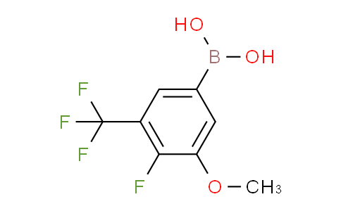 CAS No. 1701449-45-7, 4-Fluoro-3-methoxy-5-(trifluoromethyl)phenylboronic acid