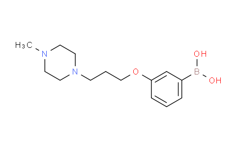CAS No. 1704063-55-7, (3-(3-(4-methylpiperazin-1-yl)propoxy)phenyl)boronic acid