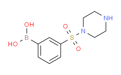 CAS No. 1704063-60-4, (3-(piperazin-1-ylsulfonyl)phenyl)boronic acid
