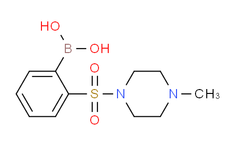 CAS No. 1704063-62-6, (2-((4-methylpiperazin-1-yl)sulfonyl)phenyl)boronic acid