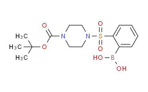 CAS No. 1704063-63-7, (2-((4-(tert-butoxycarbonyl)piperazin-1-yl)sulfonyl)phenyl)boronic acid