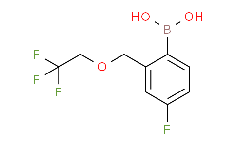 CAS No. 1704063-88-6, (4-fluoro-2-((2,2,2-trifluoroethoxy)methyl)phenyl)boronic acid
