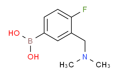 CAS No. 1704063-96-6, (3-((Dimethylamino)methyl)-4-fluorophenyl)boronic acid