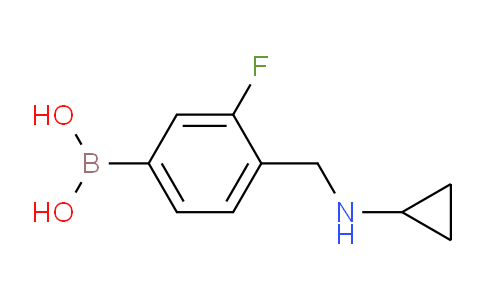 CAS No. 1704064-01-6, (4-((cyclopropylamino)methyl)-3-fluorophenyl)boronic acid