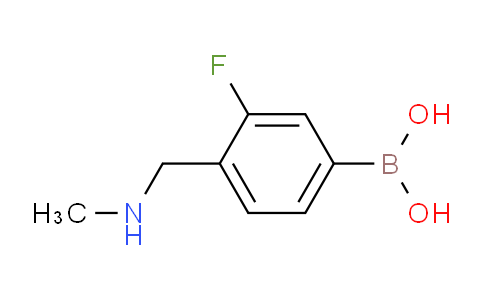 CAS No. 1704064-02-7, (3-fluoro-4-((methylamino)methyl)phenyl)boronic acid