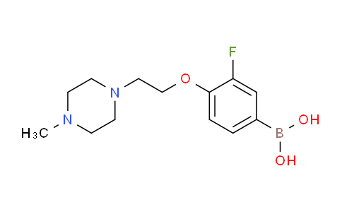 CAS No. 1704064-12-9, (3-fluoro-4-(2-(4-methylpiperazin-1-yl)ethoxy)phenyl)boronic acid
