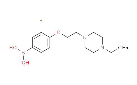 CAS No. 1704064-13-0, (4-(2-(4-ethylpiperazin-1-yl)ethoxy)-3-fluorophenyl)boronic acid