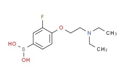 CAS No. 1704064-16-3, (4-(2-(diethylamino)ethoxy)-3-fluorophenyl)boronic acid