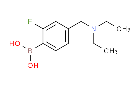 CAS No. 1704064-27-6, (4-((diethylamino)methyl)-2-fluorophenyl)boronic acid