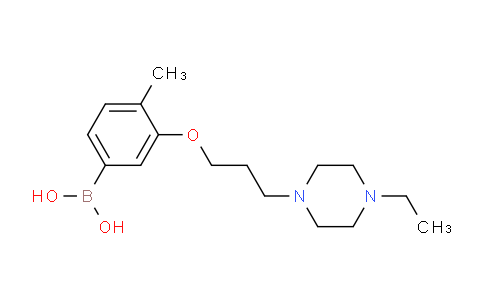 CAS No. 1704064-34-5, (3-(3-(4-ethylpiperazin-1-yl)propoxy)-4-methylphenyl)boronic acid