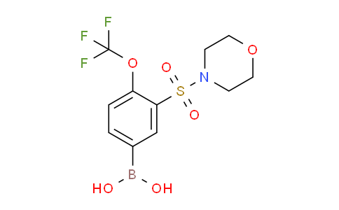CAS No. 1704065-47-3, (3-(morpholinosulfonyl)-4-(trifluoromethoxy)phenyl)boronic acid